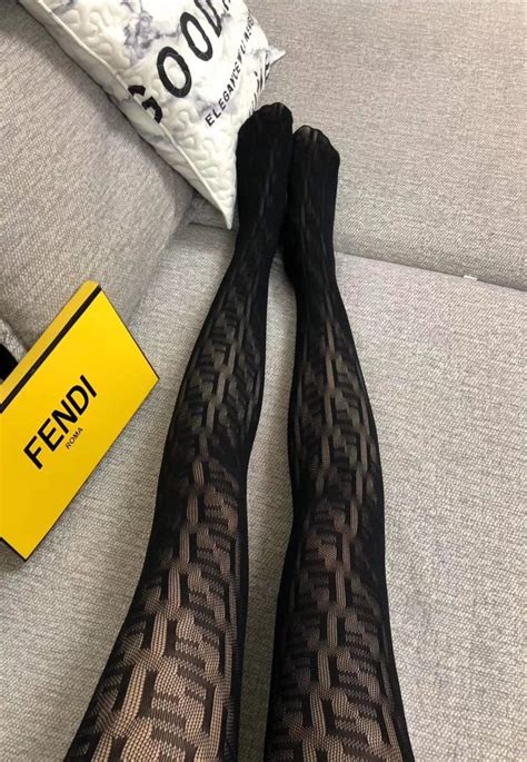 fendi black tights|fendi stockings outfit.